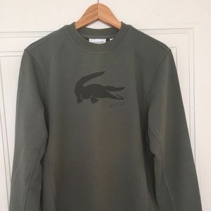 Lacoste Crocodile Print Sweatshirt